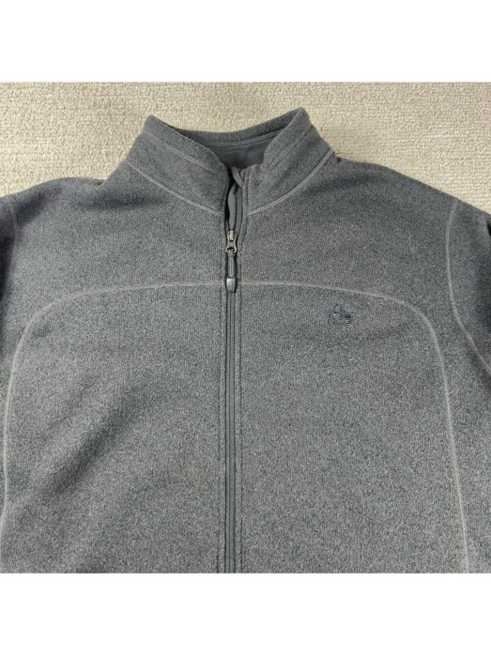 Vintage Nike ACG Full Zip Fleece Over Sized Jacket Gray Women’s Size XL - Picture 2 of 7